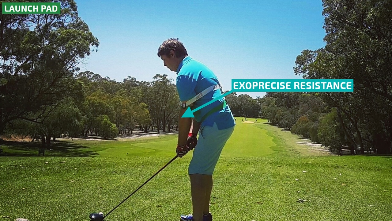 Golf Training Aid For The Proper Address Position And Lower Your Handicap